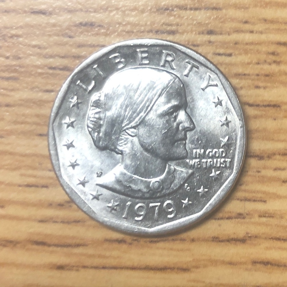 RARE*vintage 1979P Susan B Anthony One dollar coin